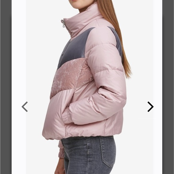 Marc New York Pink and Gray Puffer Jacket - Picture 3 of 12